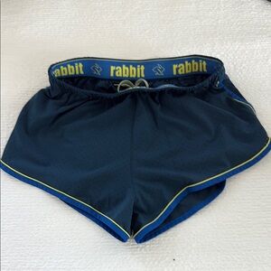 Rabbit Navy Blue Running Shorts Size Medium